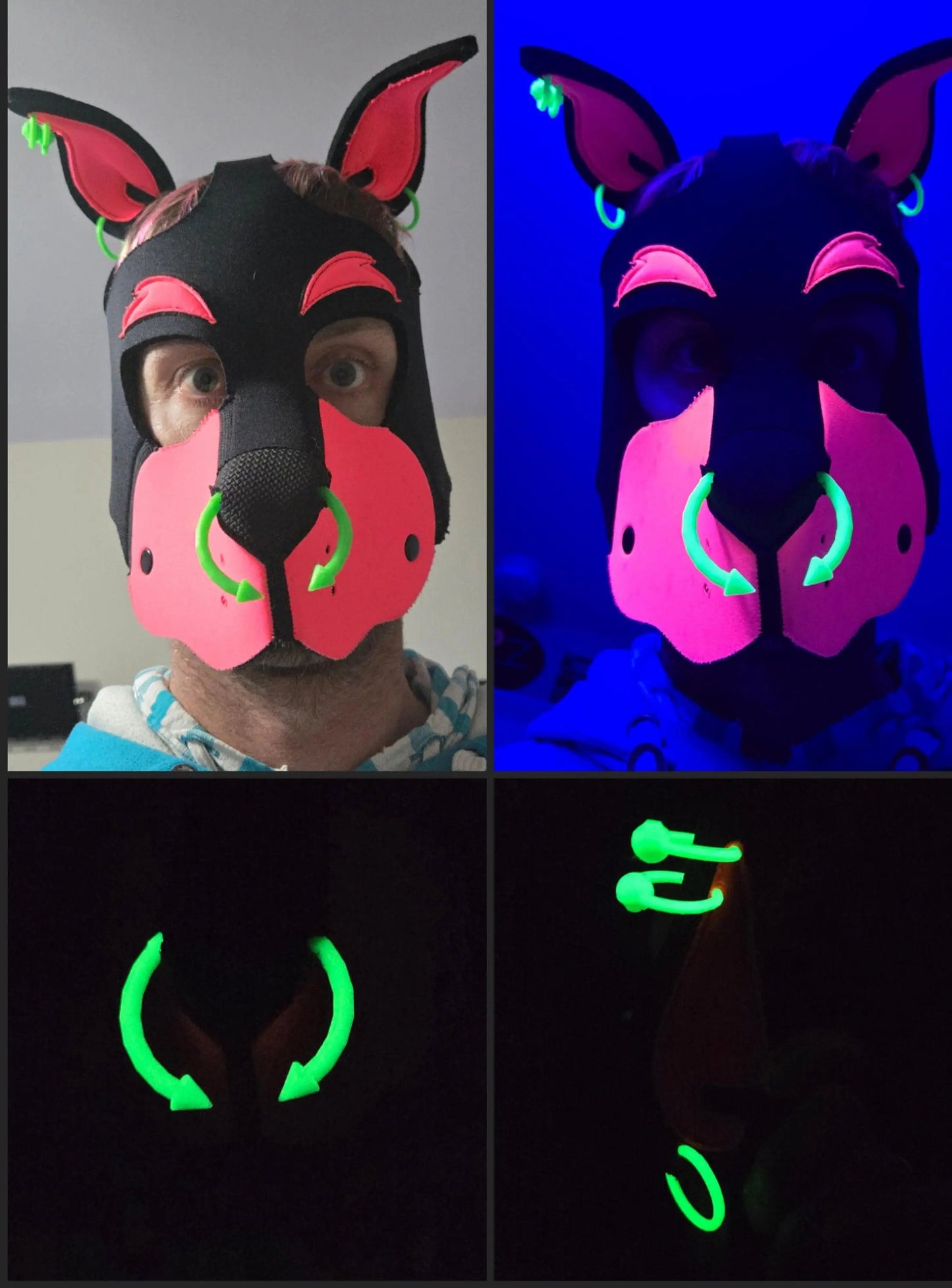 Pup Hood Nose/Septum Ring Piercing Pupifer's Paddles