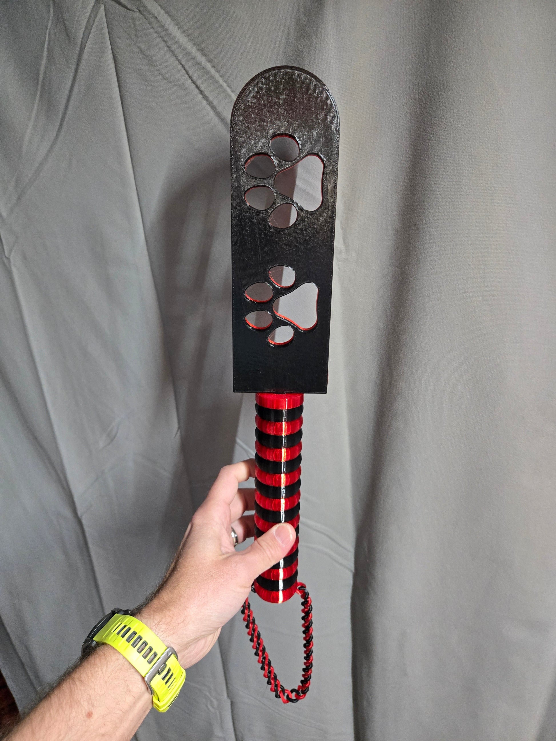 🐾Puppy Paw Print BDSM Paddle – Flexible Impact Toy Pupifer's Paddles