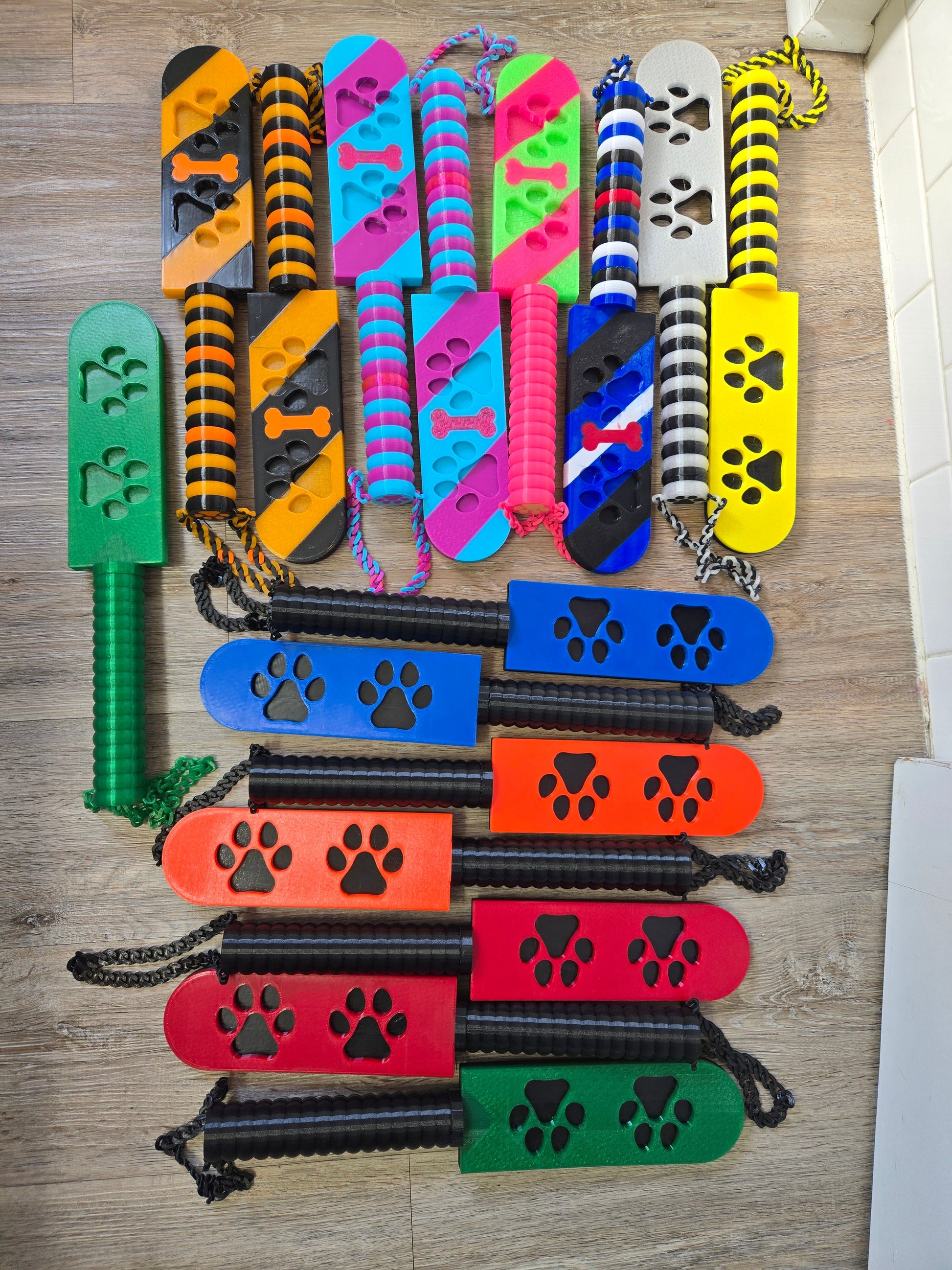 🐾Puppy Paw Print BDSM Paddle – Flexible Impact Toy Pupifer's Paddles