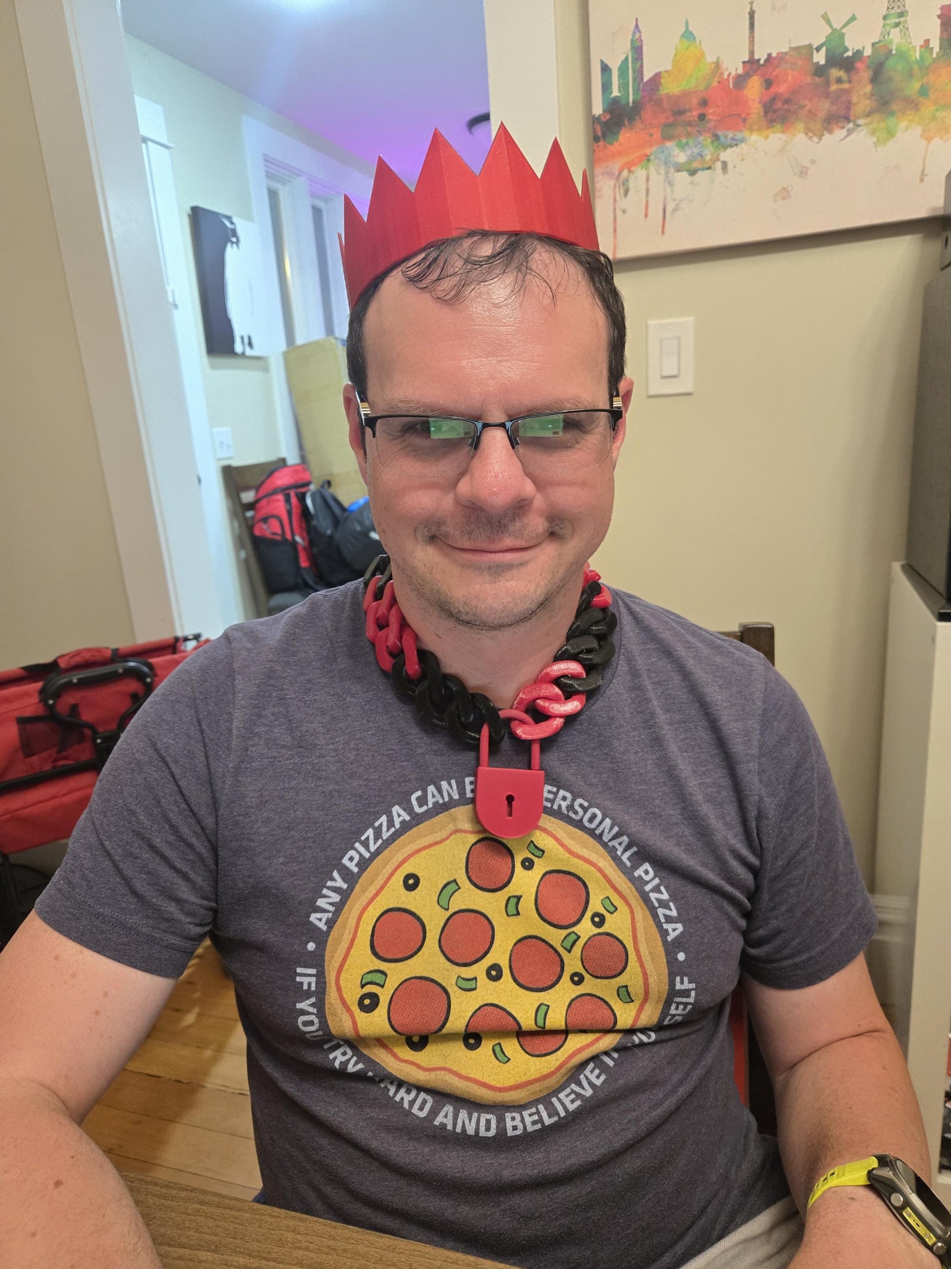 Giant 3D Printed Padlock – Oversized Prop & Costume Accessory! Pupifer's Paddles