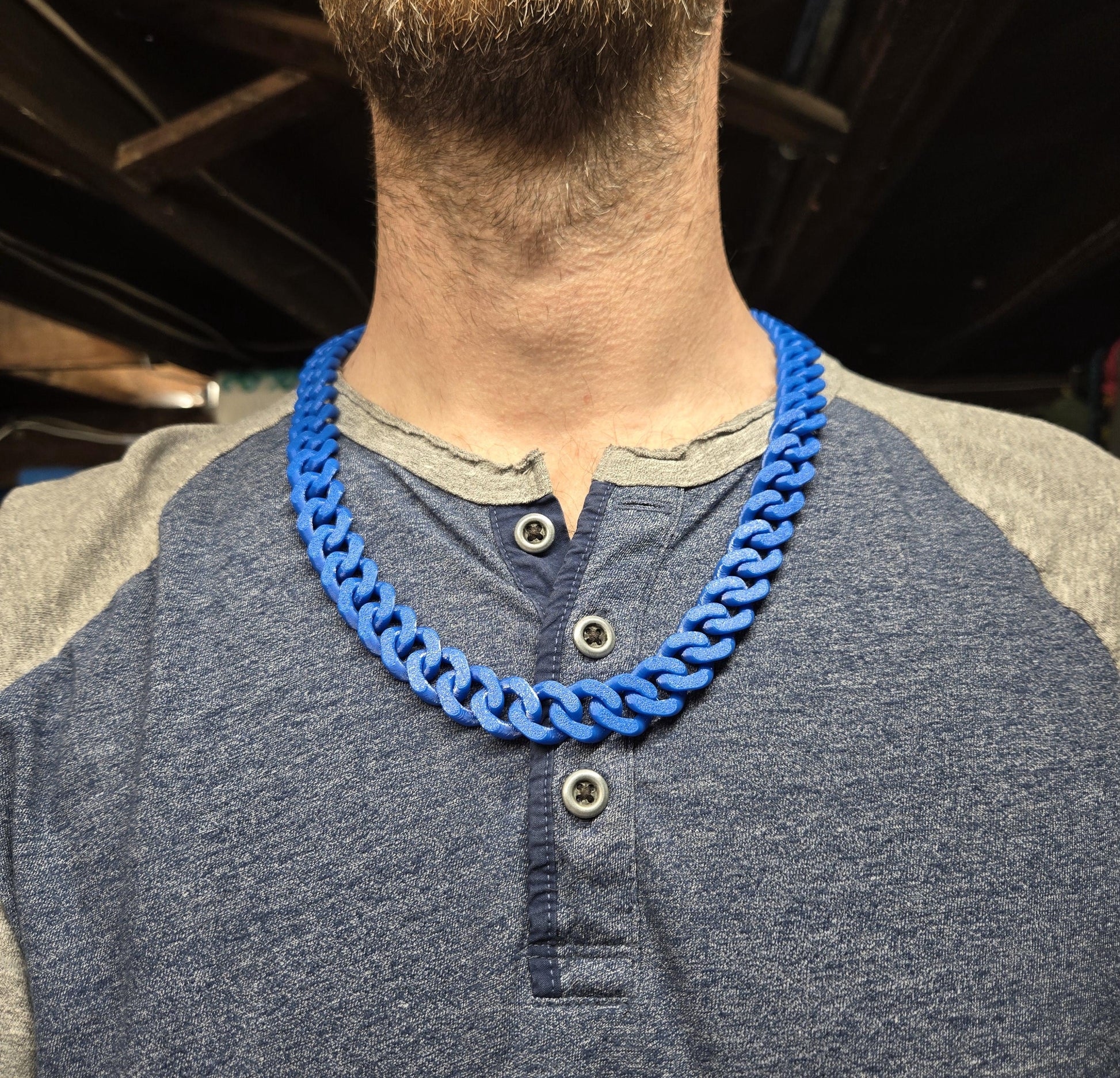 3D Printed Cuban Chain Necklace – Colorful, Customizable, Durable & Stylish Pupifer's Paddles