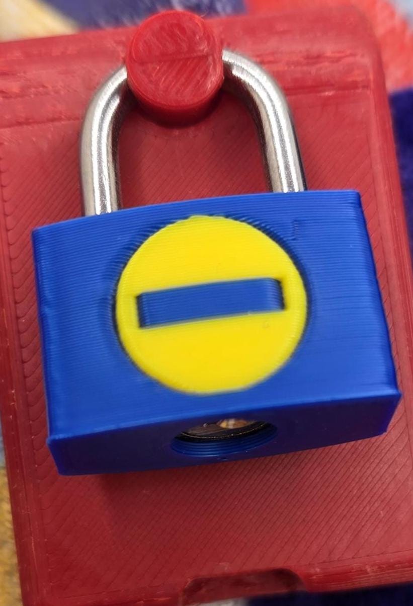 Custom Bondage/Restraint Small Copper Lock & Cover Pupifer's Paddles