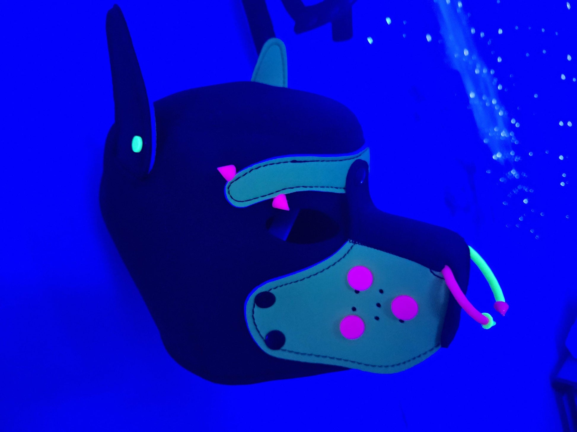 3D Printed Pup Hood Muzzle Spots Pupifer's Paddles