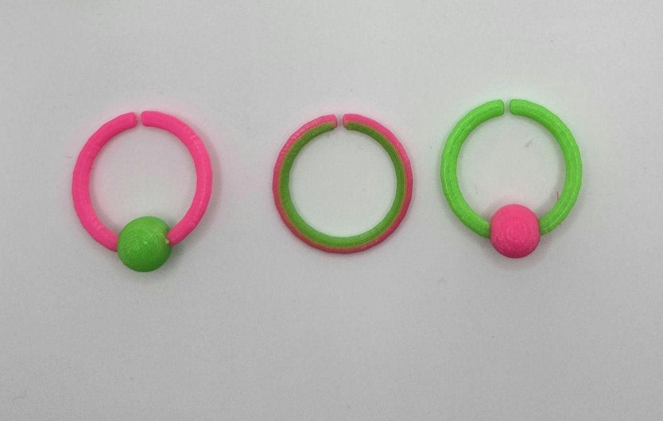 3D Printed Pup Hood Fake Ear Piercing Pupifer's Paddles