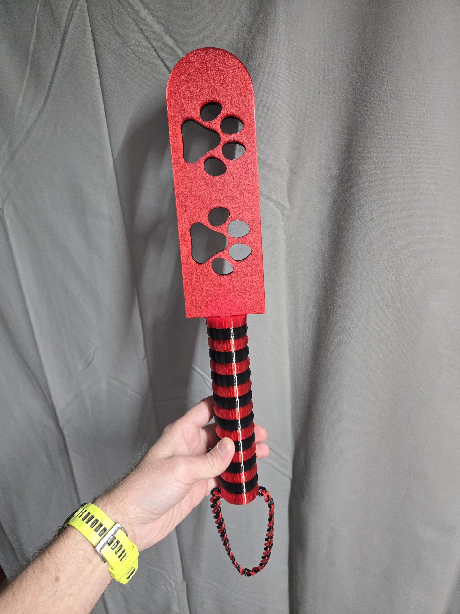 🐾Puppy Paw Print BDSM Paddle – Flexible Impact Toy Pupifer's Paddles
