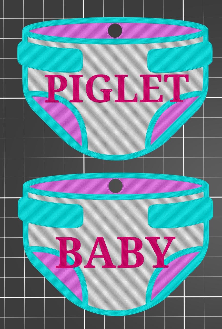 High Tech: 3D Printed ABDL Name Tags / Badges (Includes NFC Chip) Pupifer's Paddles