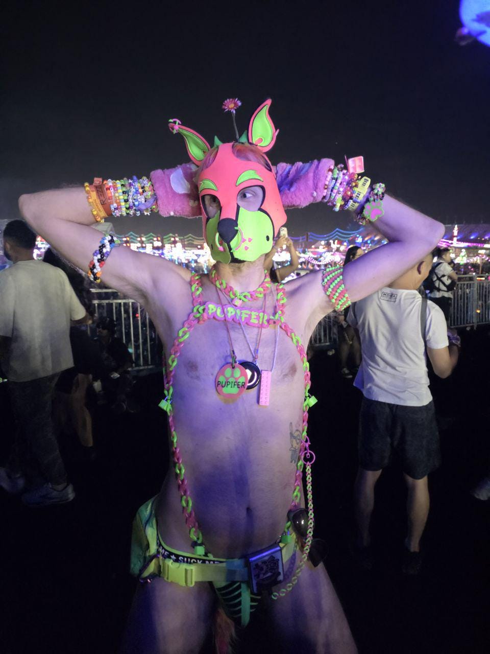 3D Printed Cuban Chain Harness with Matching Padlocks Pupifer's Paddles