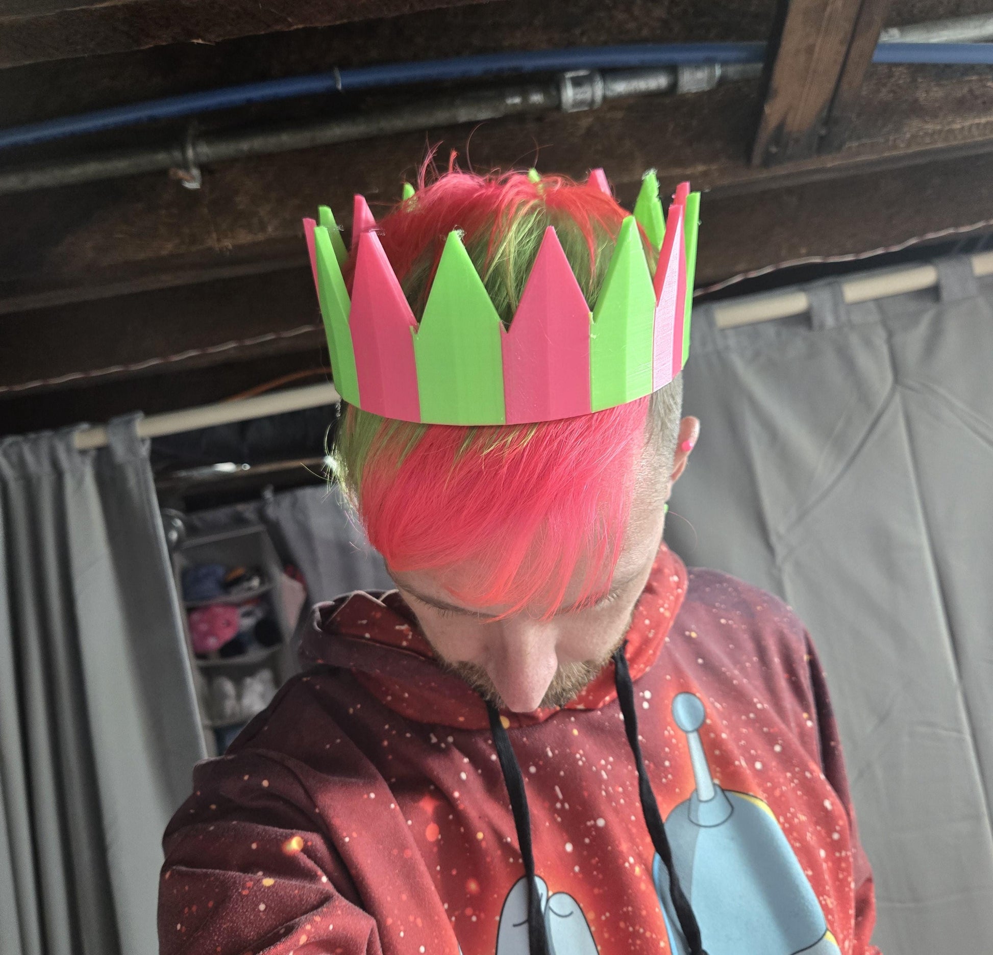 3D Printed Rave/Festival Crown Pupifer's Paddles