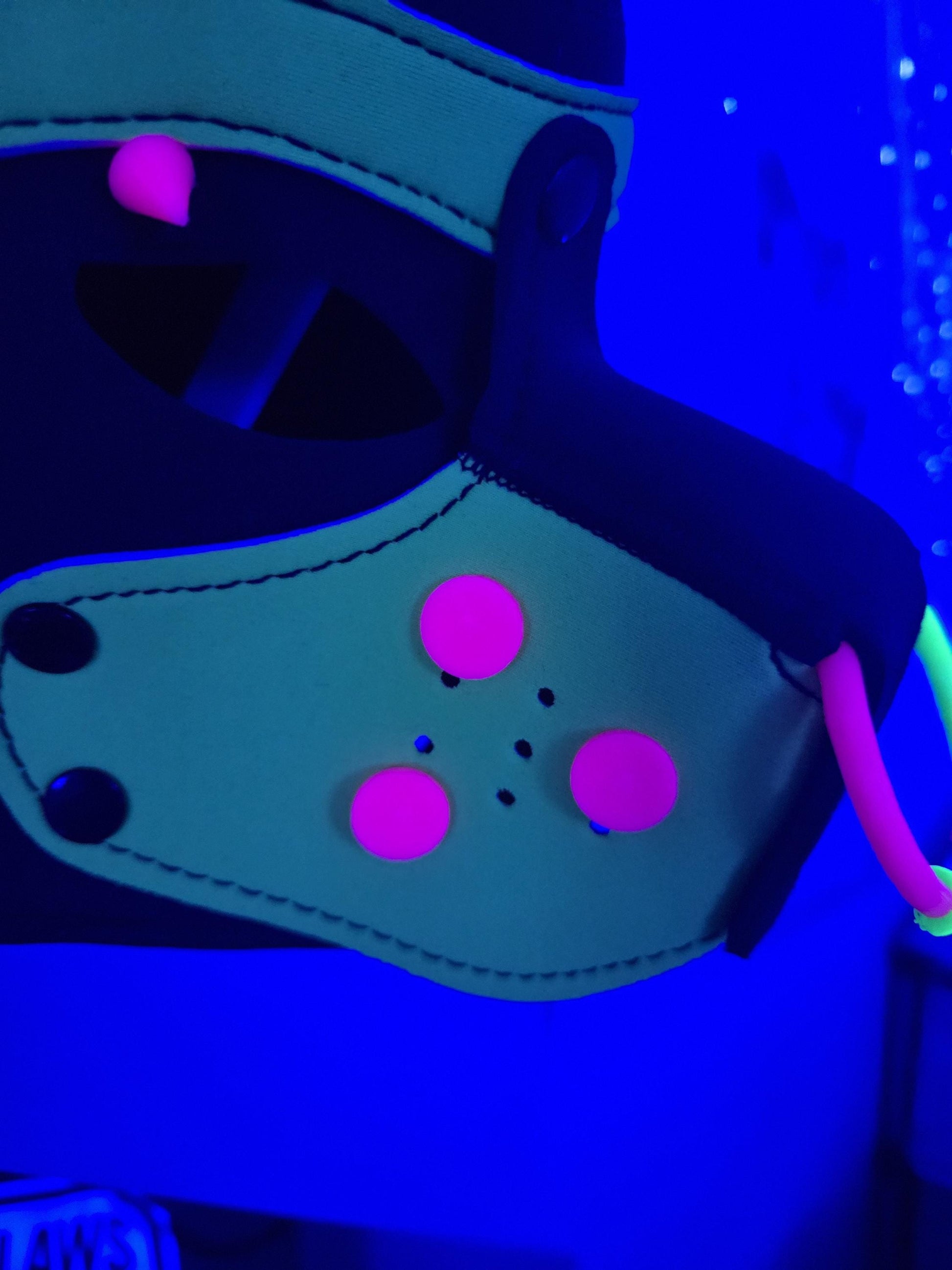 3D Printed Pup Hood Muzzle Spots Pupifer's Paddles