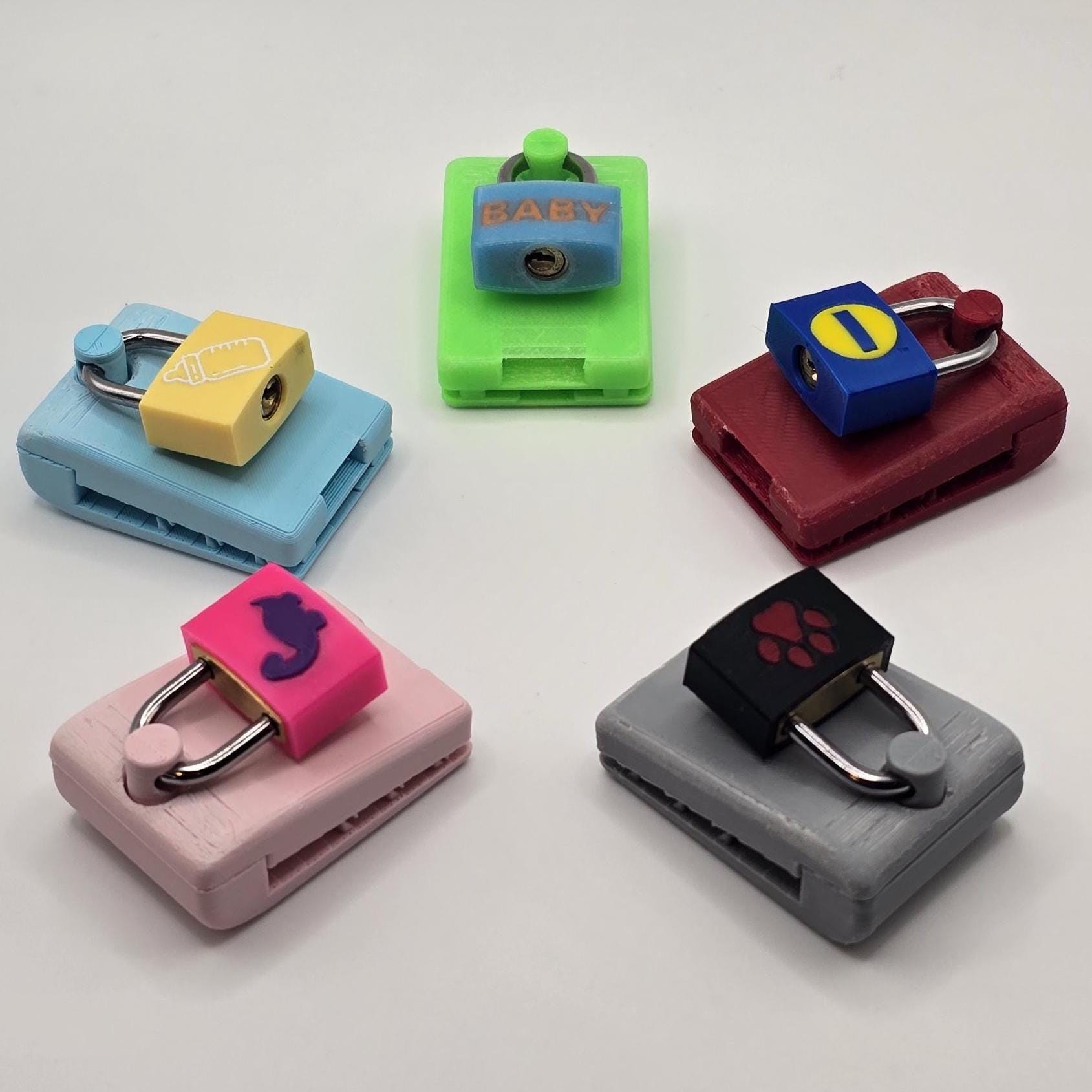 ABDL Zipper Lock for Footed PJs Adult Diaper Enforcement Device Pupifer's Paddles