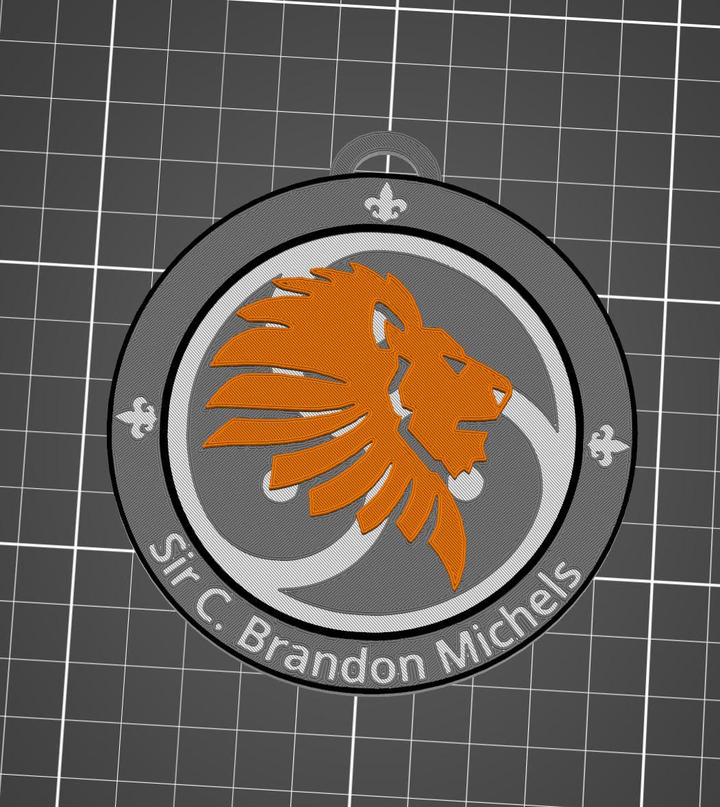 High-Tech Name Badge / Medallion Pupifer's Paddles