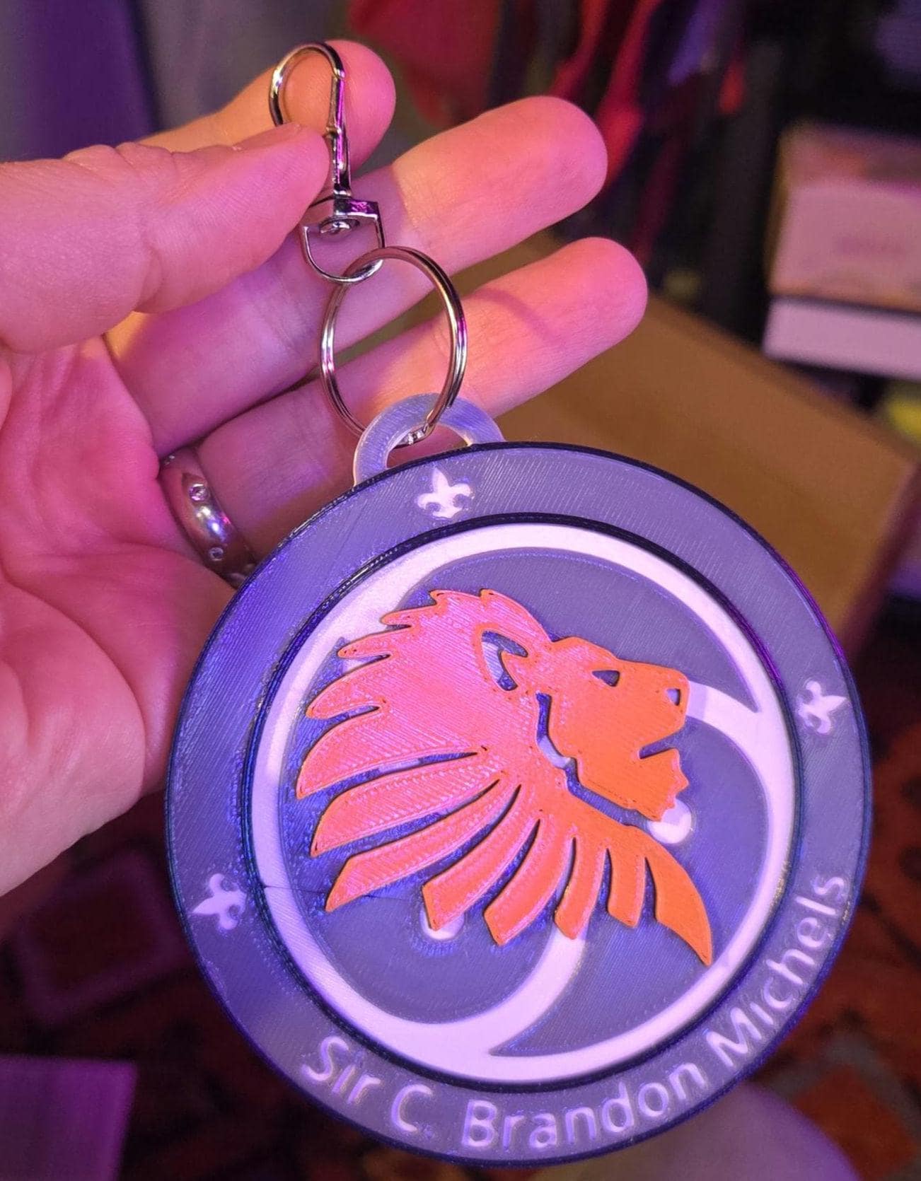 Fully Custom High-Tech Nametag, Badge, Medallion, Necklace, Keychain Pupifer's Paddles