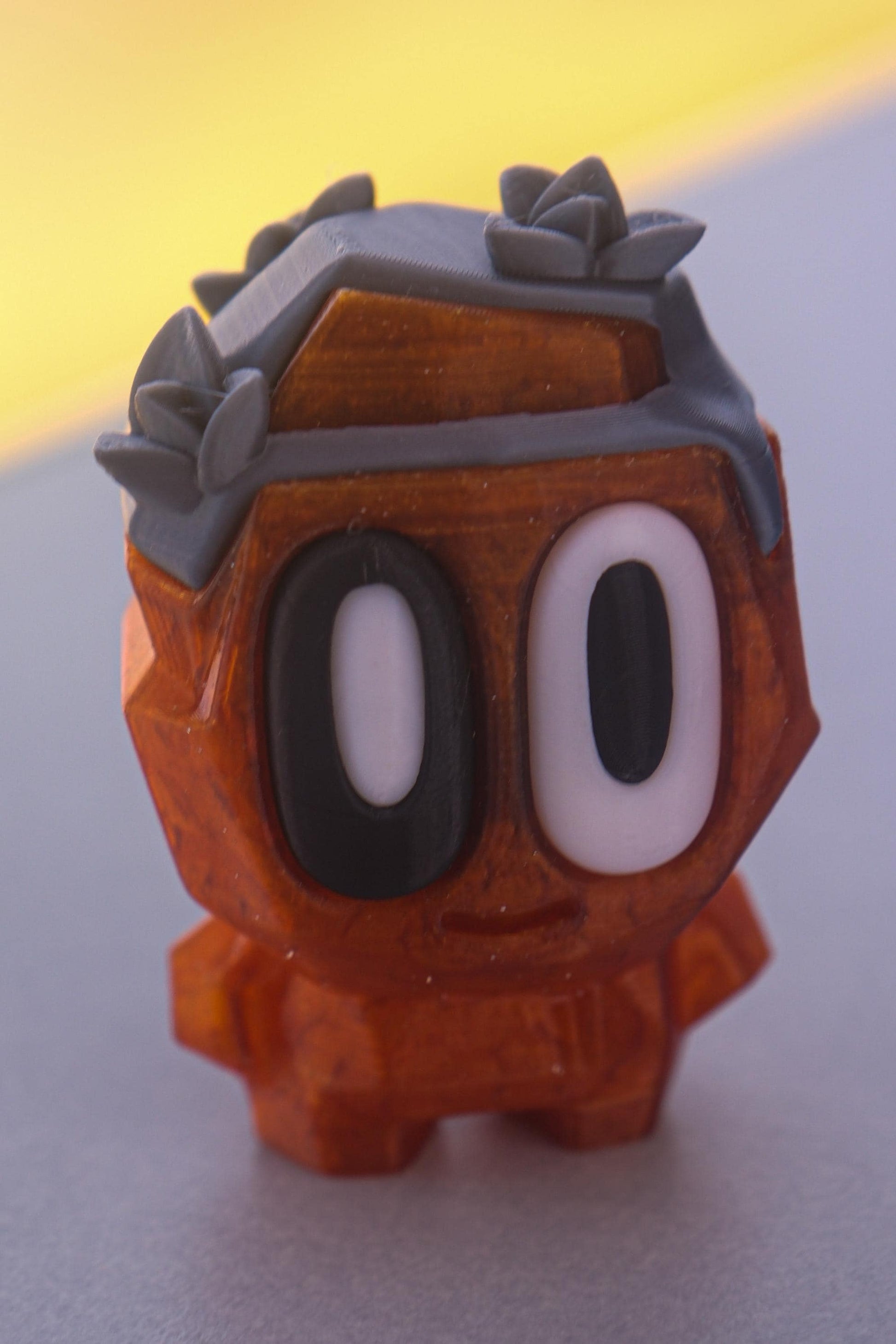 3D Printed Pet Blob Rock - Fun Desk Toy, Keychain, or Gift!  Collect 'em All! Pupifer's Paddles