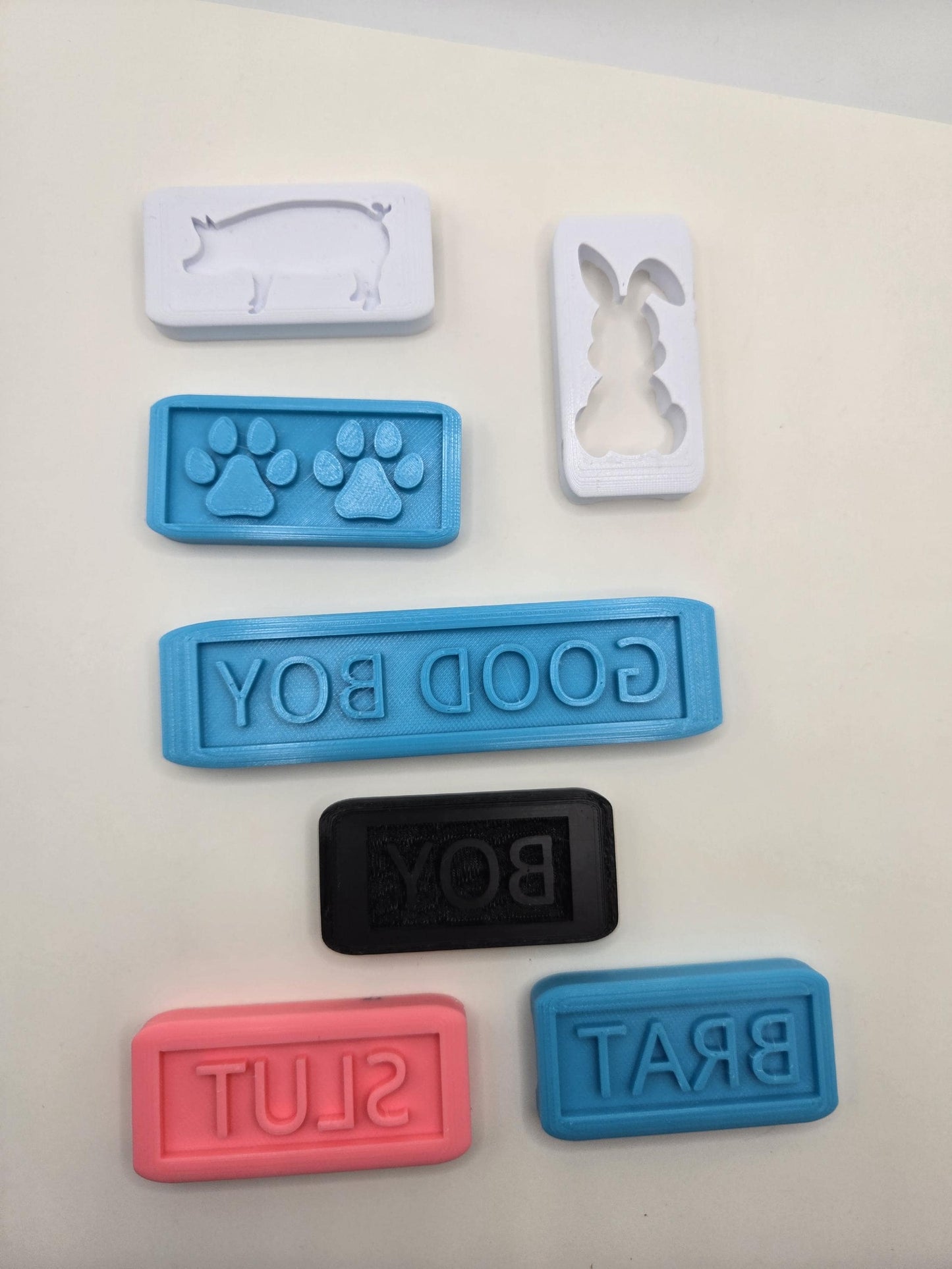 Shibari Word Stamps Pupifer's Paddles