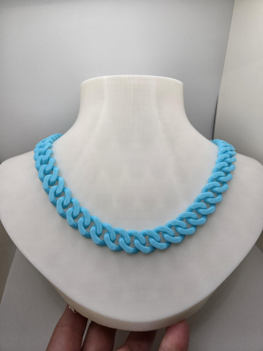 3D Printed Cuban Chain Necklace – Colorful, Customizable, Durable & Stylish Pupifer's Paddles
