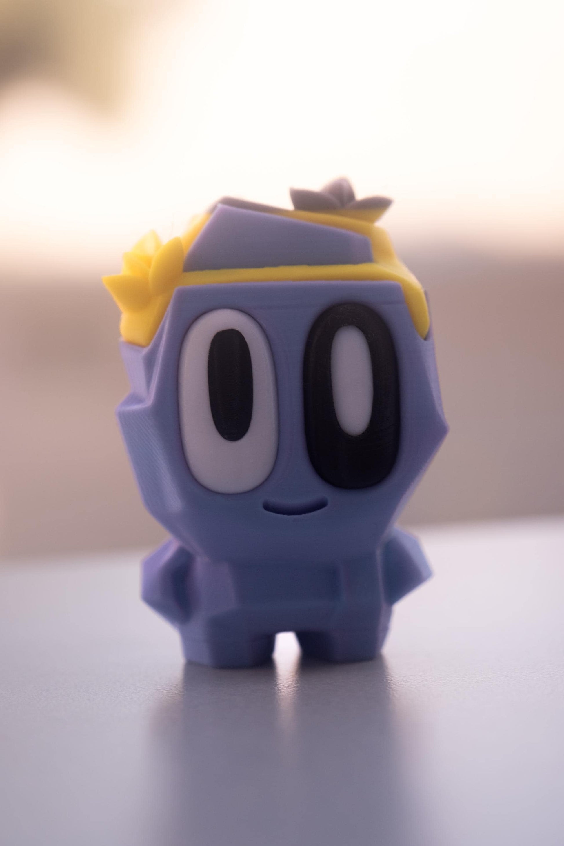 3D Printed Pet Blob Rock - Fun Desk Toy, Keychain, or Gift!  Collect 'em All! Pupifer's Paddles