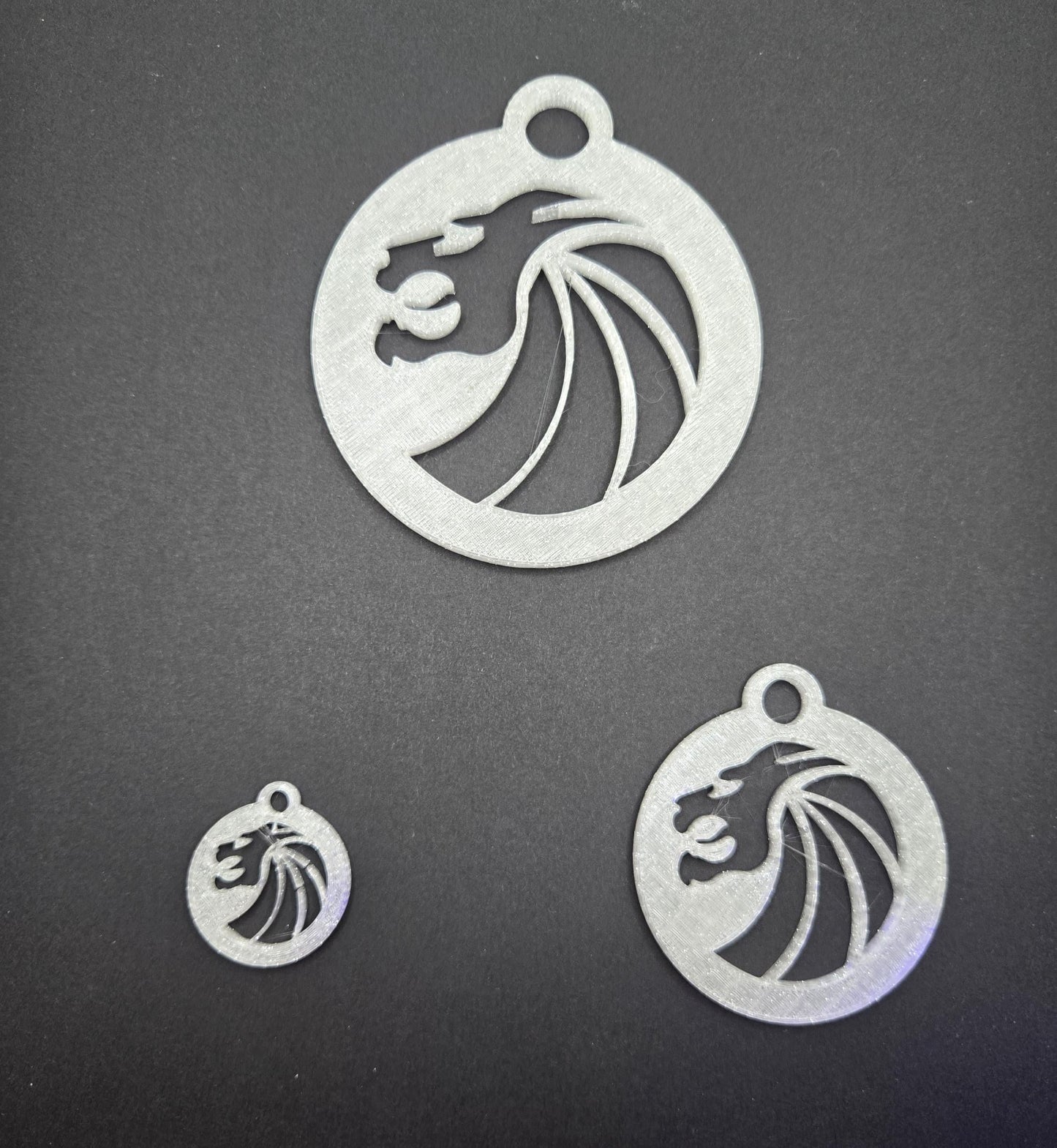 EDM Artist Glow Keychain / Necklace Charm | UV Reactive Glow Rave Accessory Pupifer's Kink Wonderland