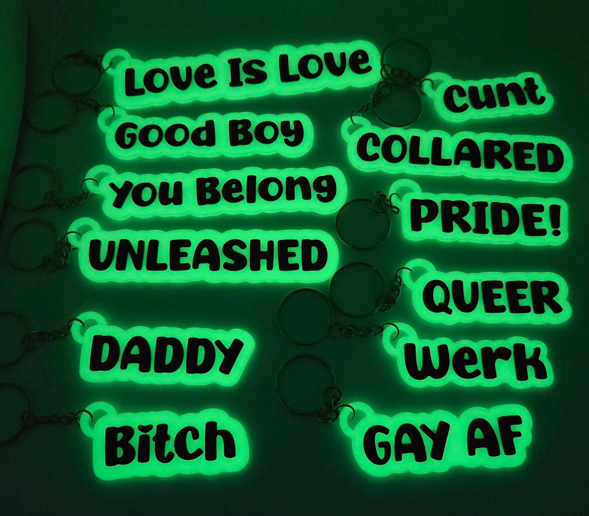 🔥✨ Pride, Kink & Chaos Keychains – Loud, Proud & A Little Inappropriate Pupifer's Kink Wonderland