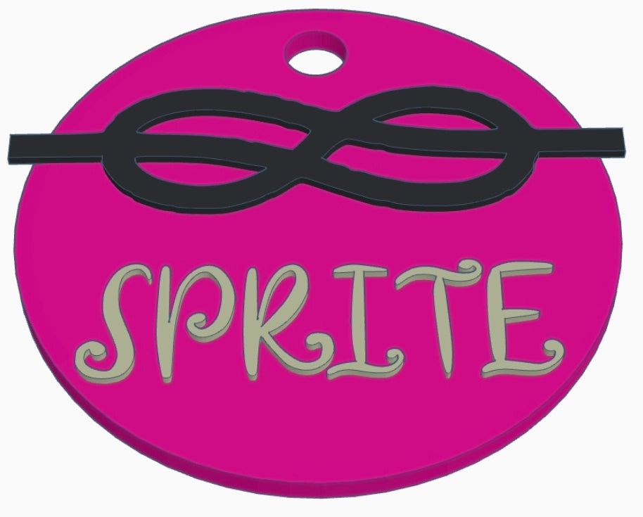 High-Tech Name Badge / Medallion Pupifer's Paddles