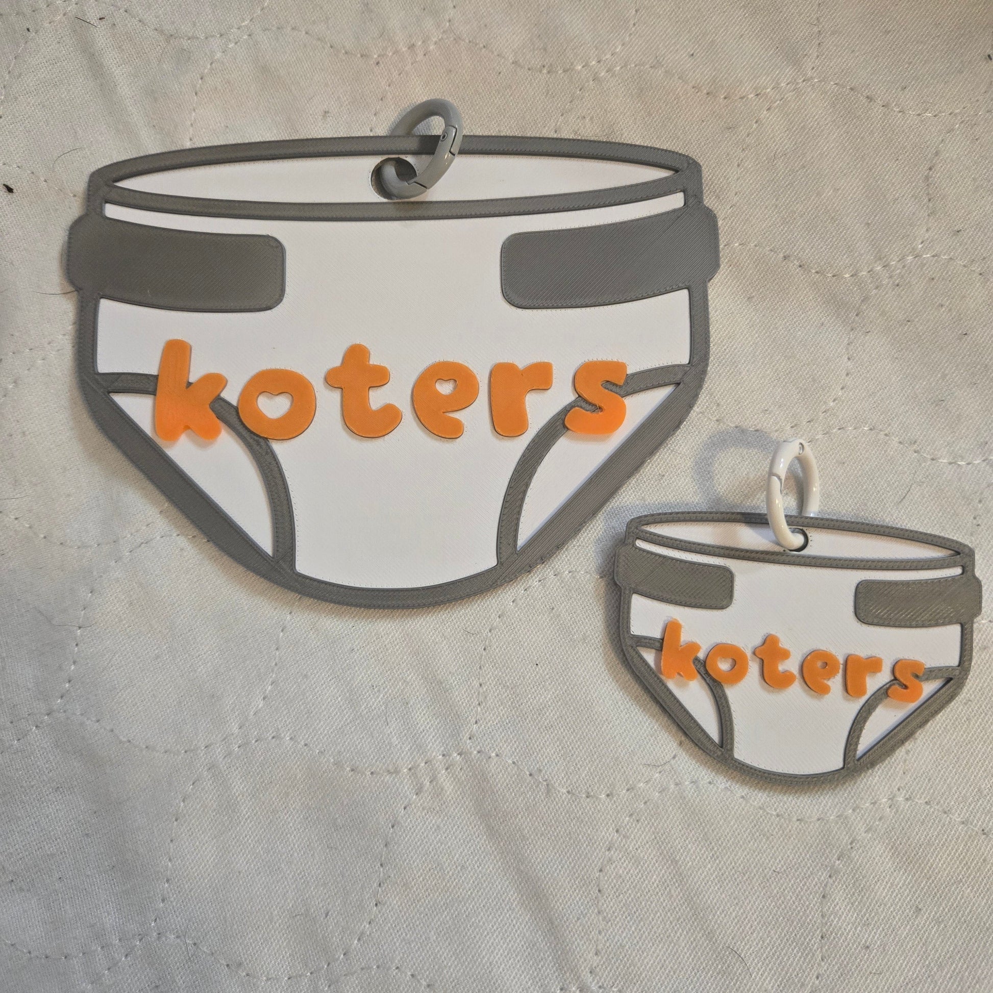 High Tech: 3D Printed ABDL Name Tags / Badges (Includes NFC Chip) Pupifer's Paddles