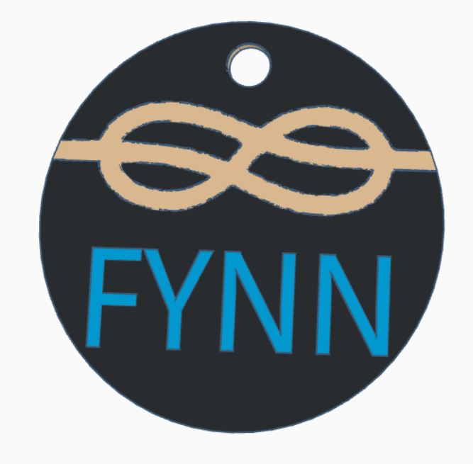 High-Tech Name Badge / Medallion Pupifer's Paddles