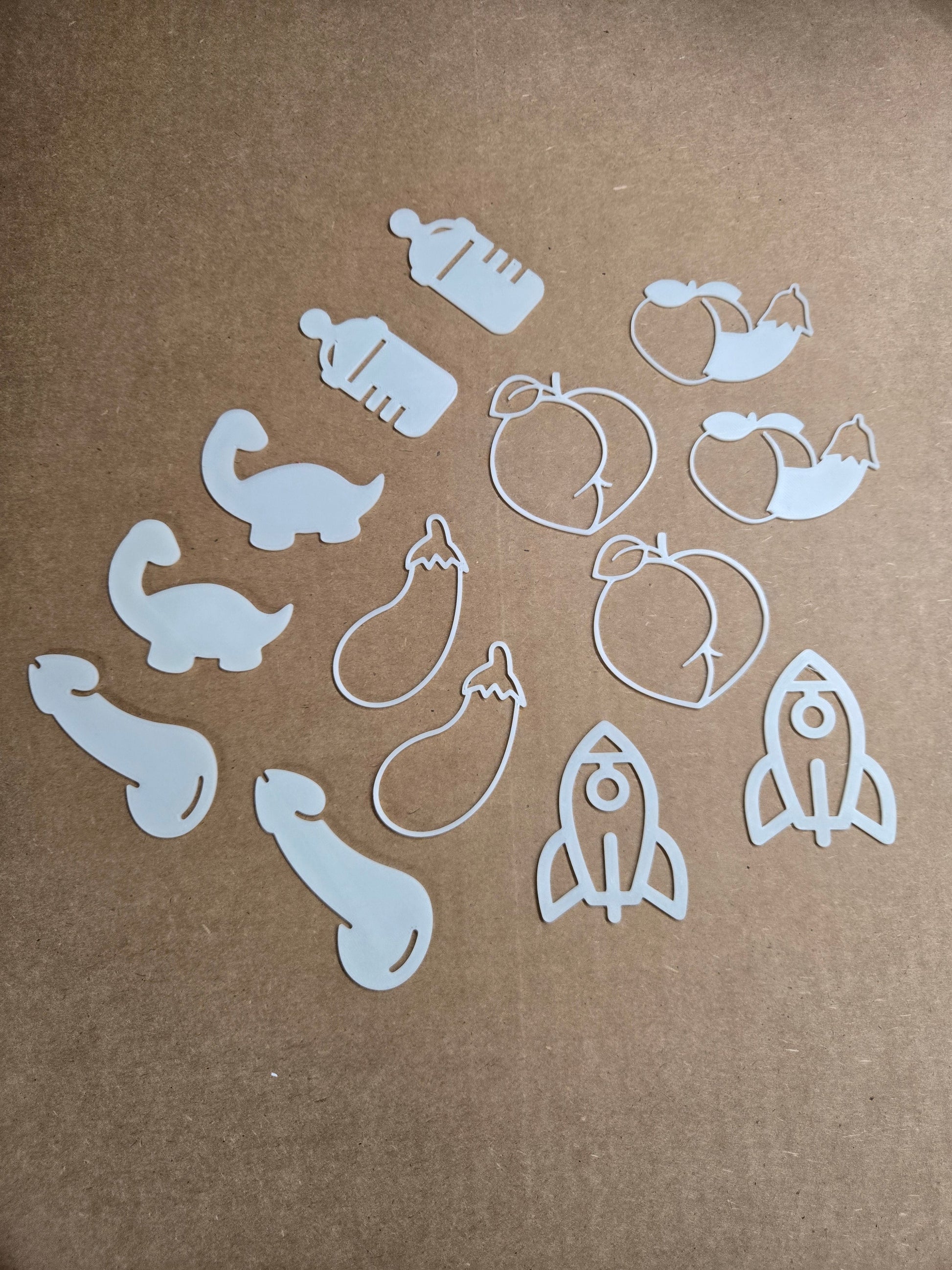 3D Printed Glow-in-the-Dark Ceiling Stickers Pupifer's Paddles